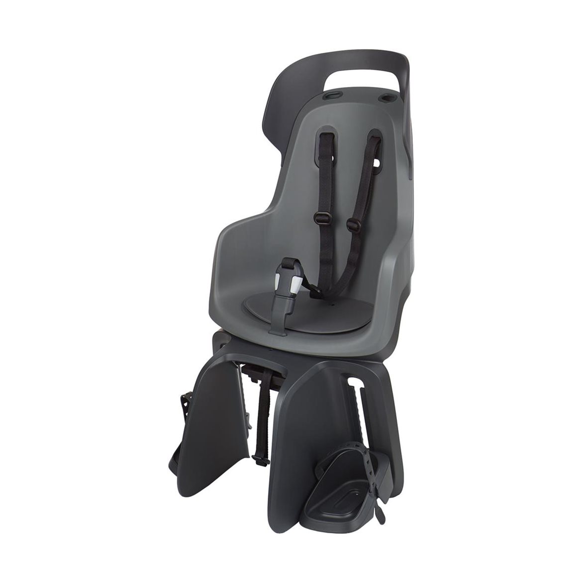 2806-0701-2517-70_173-PhotoroomSkeppshult Natur Premium Svart Bobike Go Maxi AVS+ barnstol för cykel med säkerhetsbälte och fotstöd.