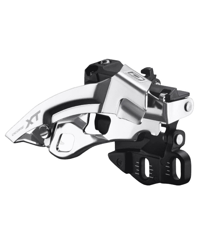 FD-M780-AE6X Shimano XT FD-M780 framväxel, dual pull, 3x10-vxl, krom och svart.