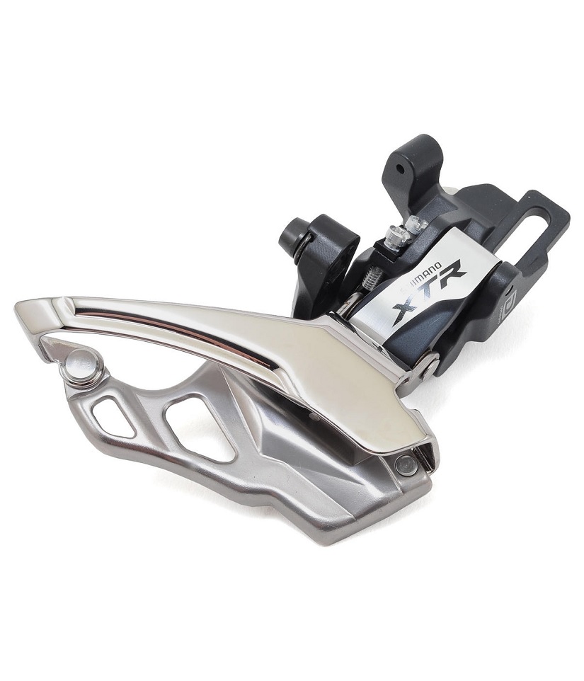FD-M986 Shimano XTR FD-M986 framväxel för cykel, dual pull down swing, 2x10-växlar.