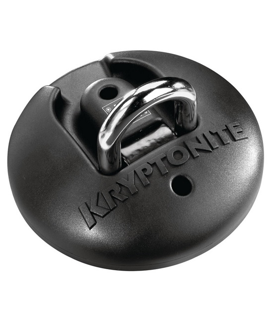 Kryptonite-Stronghold Kryptonite Stronghold markfäste för låsning av cyklar eller motorcyklar.