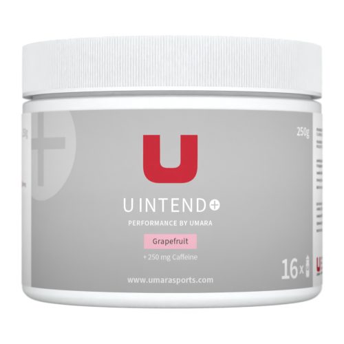 Vit burk energidryck U Intend 250g, smak grapefrukt från Umara.