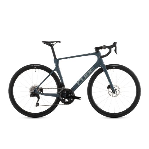 Blå racer Cykel Agree C:62 ONE med elektronisk växling och hydrauliska skivbromsar.