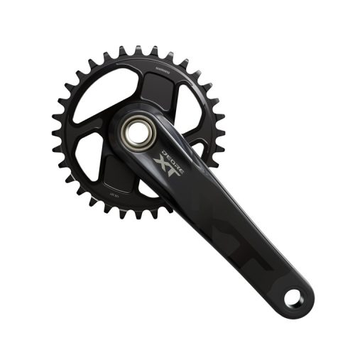Shimano XT FC-M8200 1x12-växlad vevparti utan drev.