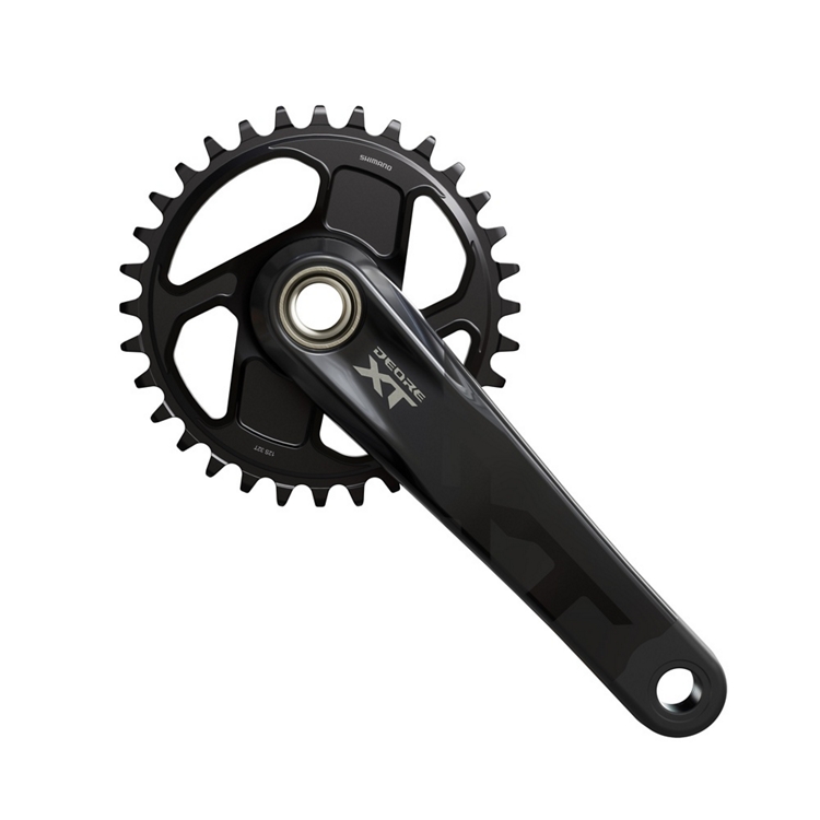 FC-M8200-Shimano Shimano XT FC-M8200 1x12-växlad vevparti utan drev.