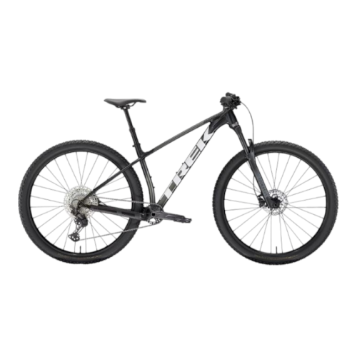 Svart MTB 29" Trek Procaliber 6 med XT 1x12s växelgrupp.