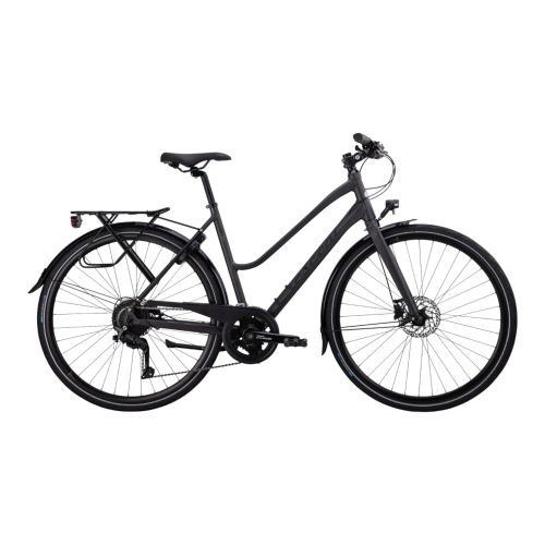 Svart Crescent Holma hybridcykel med 2x9 växlar och 28-tums hjul.