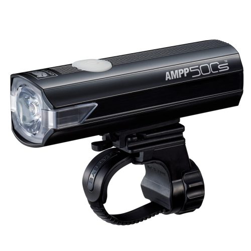 Svart CatEye AMPP500S cykellampa med fäste, för 500 lumen ljusstyrka.
