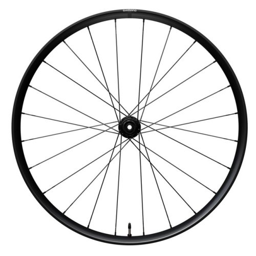 Cykelhjul, Shimano WH-RX180, svart med ekrar och ventil, för fram eller bak.