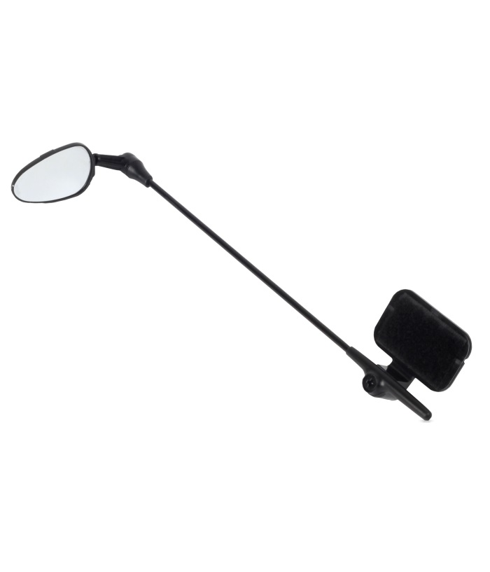 Zefal-z-eye Backspegel Zefal Z Eye hjälmspegel med lång arm och klämma för montering.