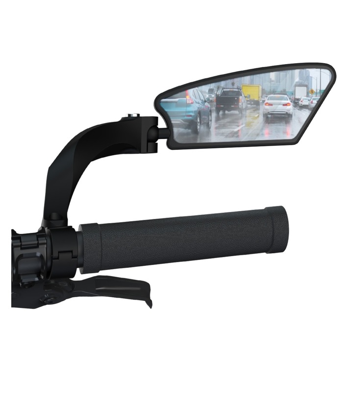 mr729L Cykelstyre med vänster Backspegel Oxford E-Mirror