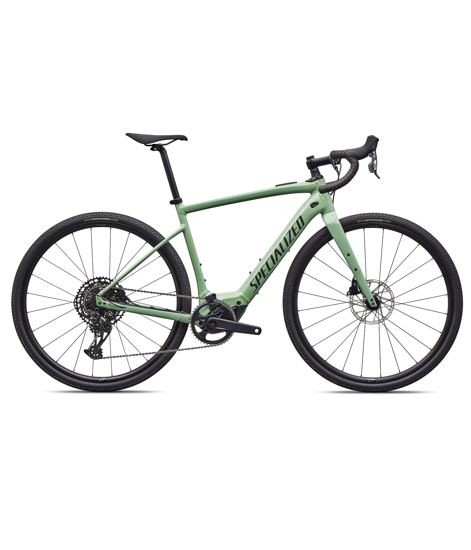 CREO-SL-E5-COMP-PST-SMk Ljusgrön Specialized Turbo Creo 2 E5 Comp Elcykel