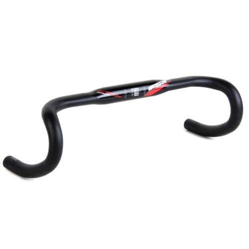 Svart FSA SL-K Compact racerstyre i kolfiber, 42 cm brett.