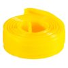 En upprullad rulle av Fälgband Herrmans som tål höga tryck, 20-622/635 mm, i ljusgul flexibel plast med slät och blank yta, är placerad mot en vit bakgrund.