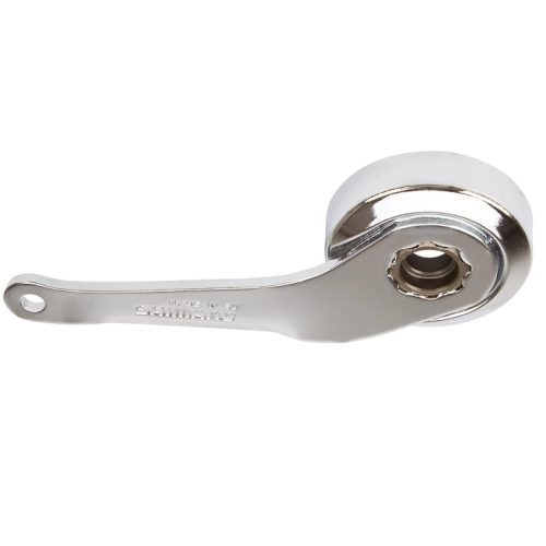 Bromsarm Shimano Nexus 7-aggregat, utformat för 7-växlar nav (SG-C3000-7C-DX), har en kompakt metallkonstruktion med polerad yta, mot en vit bakgrund.