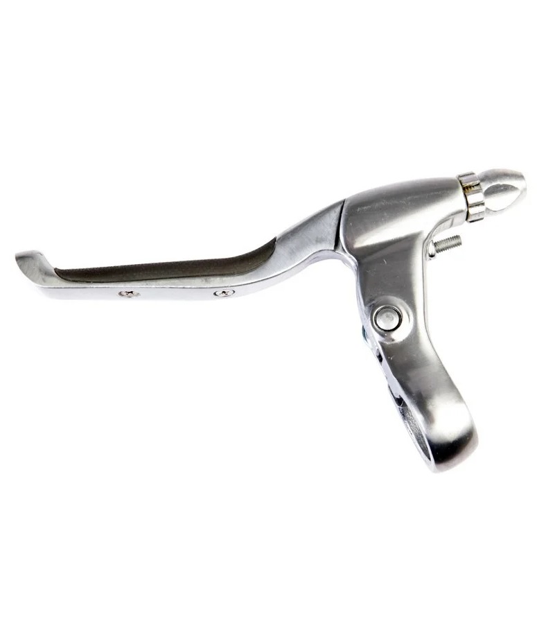 Bromshandtag-silver-spectra Bromsreglage Spectra XL-57 för Vajerbromsar är ett metallinstrument med handtag och en justerbar, böjd mekanism, avsett för användning med kabelbromsar.