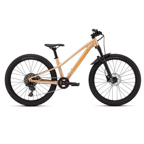 En grön eller orange Specialized Riprock Comp MTB 1x9s barncykel med 24" hjul