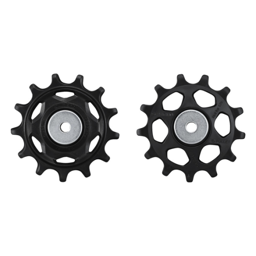 Två svarta Rulltrissor Shimano Cues RD-U6000