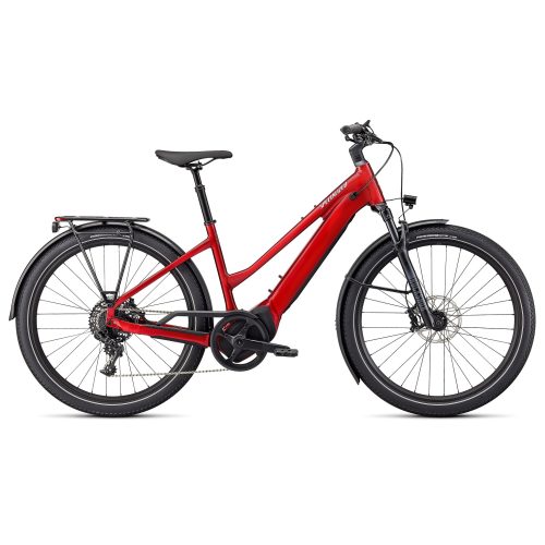 En Specialized Turbo Vado 4.0 ST elcykel i rött