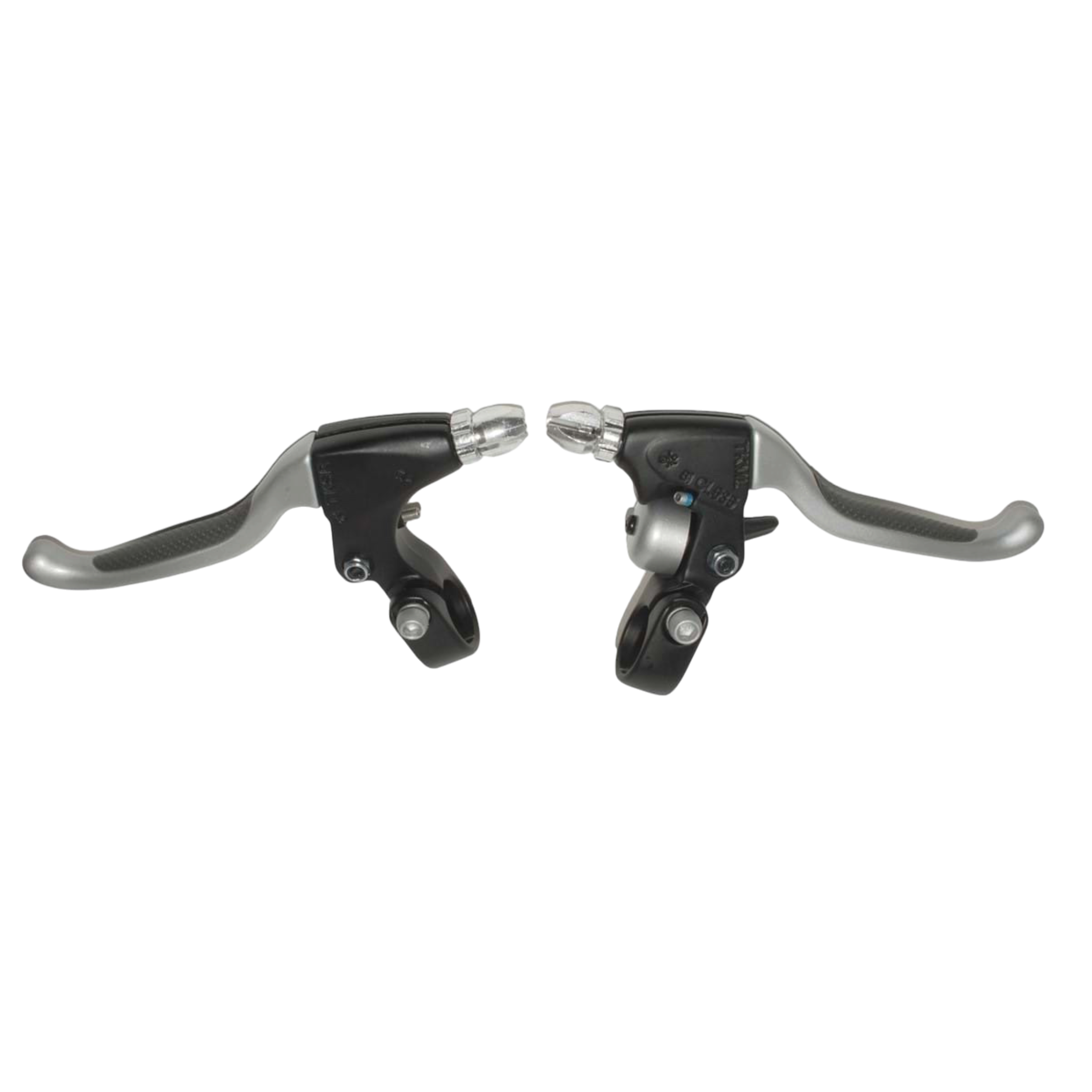 Bromshandtag Raleigh Unicykel inkl. ringklocka Svart_silver 75015200-2 Ett par svarta och silverfärgade Bromsreglage Spectra standard 2-fingers par för vajerbromsar – tvåfingriga bromsreglage för vajerbromsar.